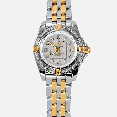 breitling cockpit lady stainless and 18k gold|Breitling Cockpit Lady 31mm Stainless Steel Yellow Gold A71356.